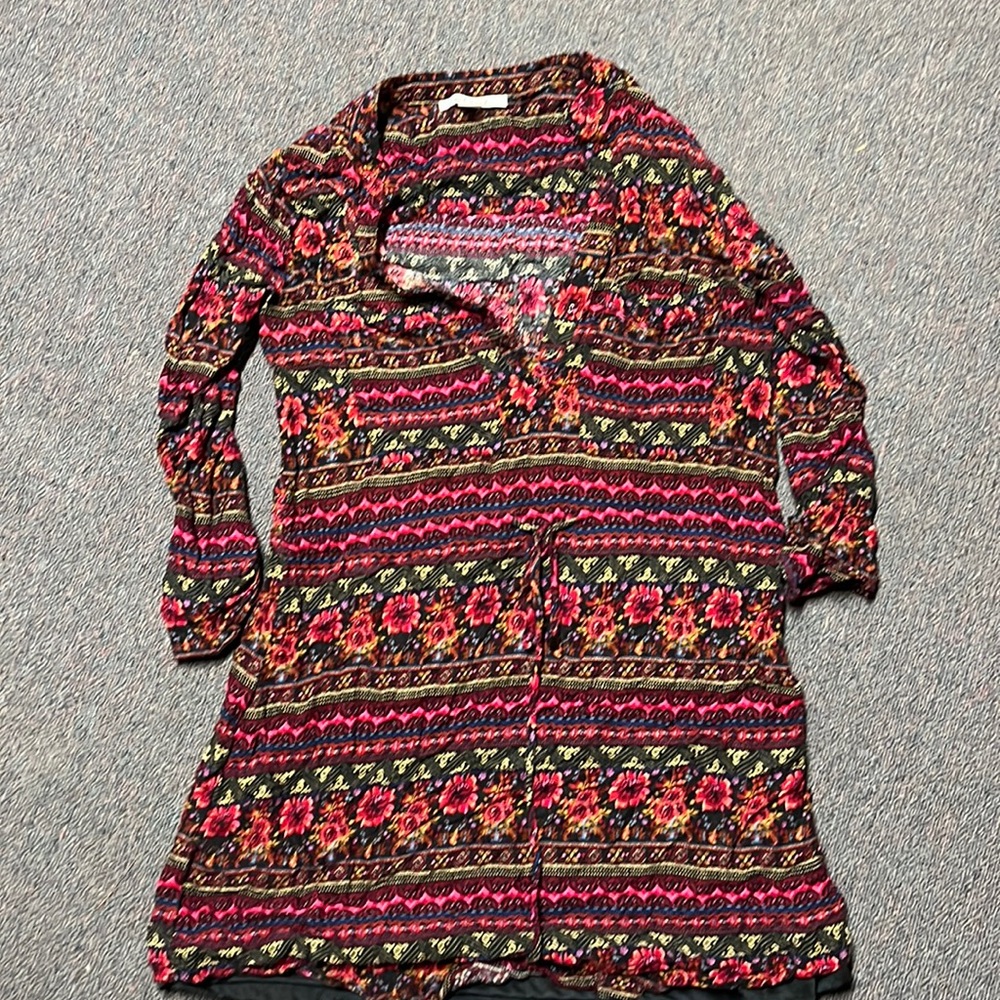 Floral long sleeve dress